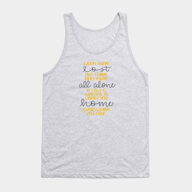 Everywhere You Look Full House Tank Top by janiejanedesign